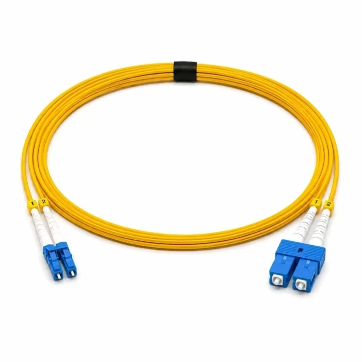 LC/UPC - ST/UPC Single Mode OS2 30-meter Duplex Fiber Patch Cable