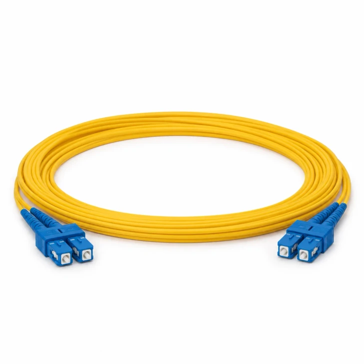 SC/UPC - SC/UPC Single Mode OS2 1-meter Duplex Fiber Patch Cable
