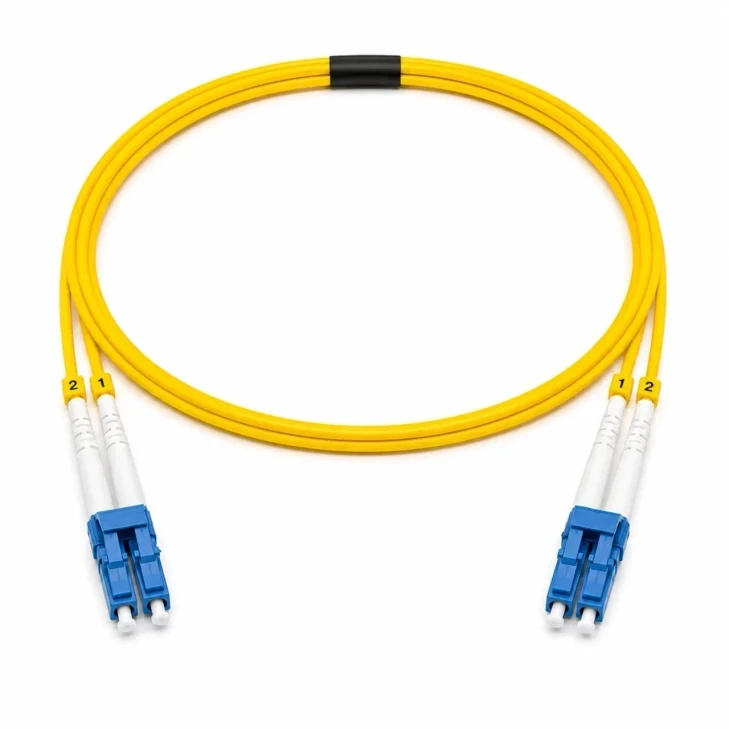 LC/UPC - LC/UPC Single Mode OS2 1.5-meter Duplex Fiber Patch Cable