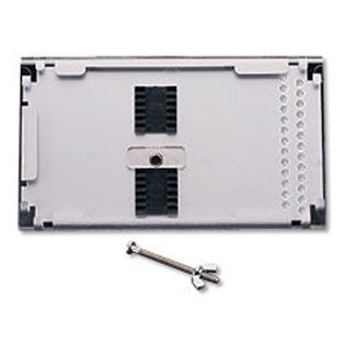 4"x7" Metal Fiber Splice Tray, Heat Shrink Style, Plastic Holders, w/Feet (up to 12 fiber splicing)