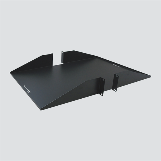 25" Deep, Solid, Double Sided Server Rack Shelves, Load Capacity 110 lbs.