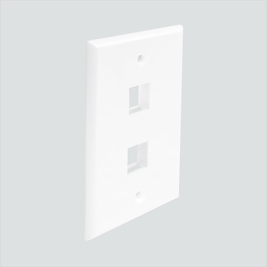 2-Port, Single Gang, Without ID Windows