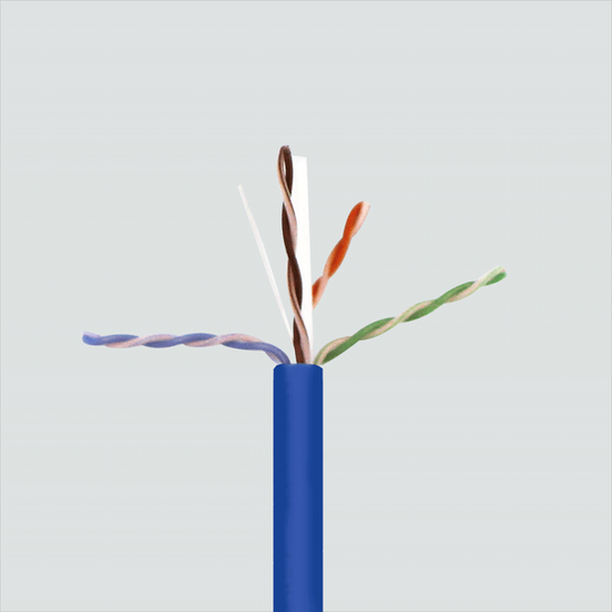 CAT6, 600MHz, Unshielded, Riser, With Spline