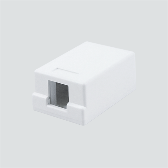 1-Port, Surface Mount Box, Cover and Base with Adhesive Strip