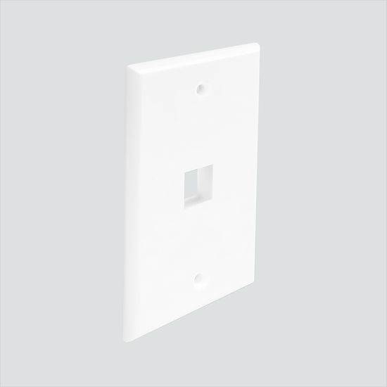 1-Port, Single Gang, Without ID Windows