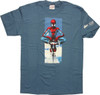 Spiderman Squat Flagpole T-Shirt