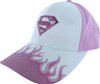 Supergirl Flames Youth Hat