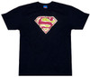 Superman Foil Logo T-Shirt Sheer