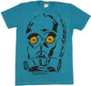 Star Wars C 3PO Face T-Shirt Sheer