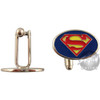 Superman Logo Oval Cufflinks