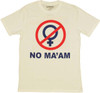 Married with Children No Maam T Shirt Sheer