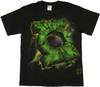 Green Lantern Cracked Logo T Shirt