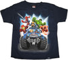 Marvel Hero Squad Monster Truck Juvenile T Shirt