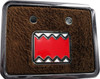 Domo Kun Furry Belt Buckle