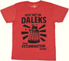 Doctor Who Vote No T Shirt Sheer