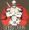 Deadpool Circle Charcoal T Shirt