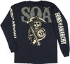 Sons of Anarchy SAMCRO Cracked Long Sleeve T Shirt