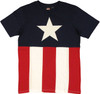 Captain America Embroidered T Shirt