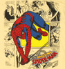 Spiderman Sketch Panels Juvenile T Shirt