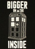 Doctor Who Bigger On Inside Juniors T-Shirt