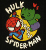 Marvel Toys Hulk vs Spiderman T Shirt Sheer