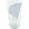 Superman Posing Pint Glass