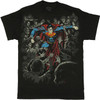 Superman Zombie Fight T Shirt