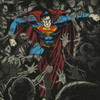 Superman Zombie Fight T Shirt