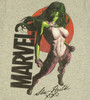 She-Hulk Pin Up T Shirt Sheer