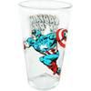 Captain America Side Star Pint Glass