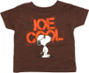 Peanuts Joe Cool Stencil Infant T Shirt