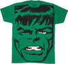 Incredible Hulk Huge Head T Shirt Sheer