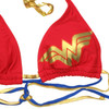 Wonder Woman Triangle String Bikini Swimsuit