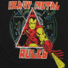 Iron Man Heavy Metal V Neck Baby Tee