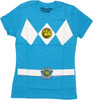 Power Rangers Blue Baby Tee