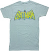 Batman TV Logo Blue T Shirt Sheer