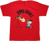 Peanuts Charlie Epic Fail Kick T Shirt