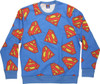 Superman Logo Jumble Sublimated Sweatshirt