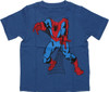 Spiderman Insert Head Blue Toddler T Shirt