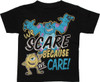 Monsters Inc Scare Care Black Toddler T Shirt