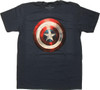 Captain America Winter Soldier Shield T Shirt Sheer