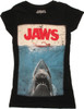 Jaws Poster Black Baby Tee