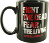 Walking Dead Fight Dead Fear Living Jumbo Mug