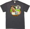 Ace Ventura Spank You Very Much Navy T Shirt