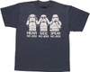 Star Wars No Jedi Trooper Trio Youth T Shirt