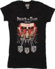 Attack on Titan Trio Crests Baby Tee