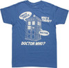Doctor Who Knock Knock Joke T Shirt Sheer