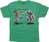 Marvel Comics High Five Green Youth T Shirt