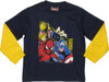 Avengers Trio Splatter Long Sleeve Juvenile T Shirt