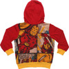 Iron Man Comic Panels Sublimated Overlay Toddler Hoodie